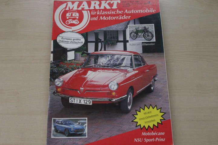 Deckblatt Oldtimer Markt (04/1987)